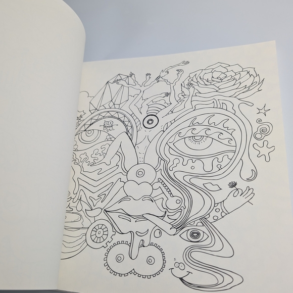 Colorful Adult Canna Themed Coloring Book - Picture 7 of 7